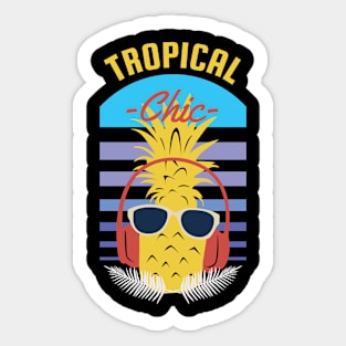 Tropical Chic Sticker